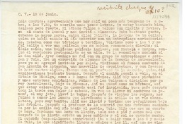 [Carta] [1950] junio 19, [México] [a] Lola Falcón  [manuscrito] Luis Enrique Délano.