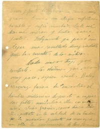 [Carta] [1926?], Francia [a] [Joaquín Edwards Bello y María Edwards]  [manuscrito] Jorge Cuevas (Marqués de Cuevas).
