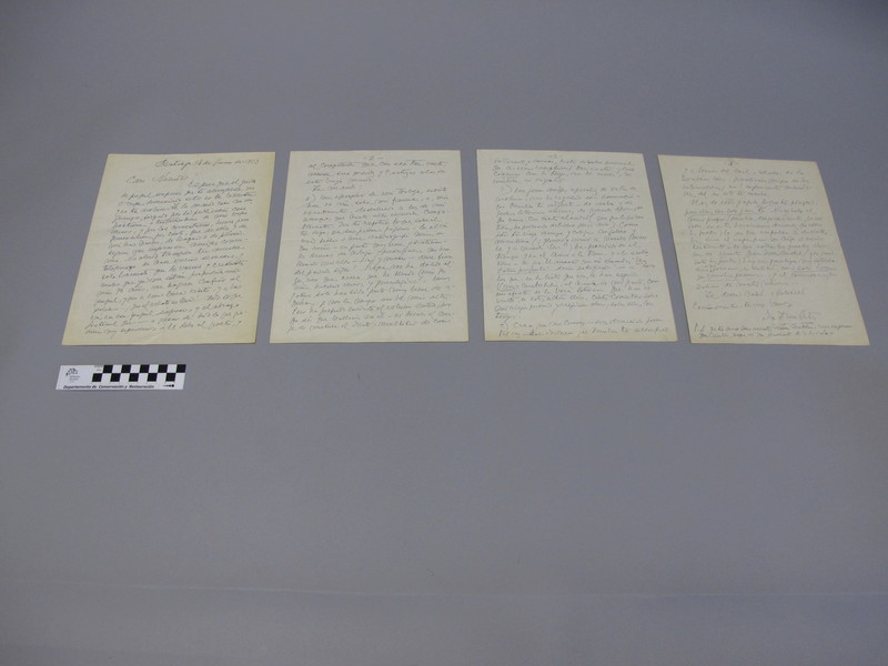 [Carta] 1953 jun. 14, Santiago, Chile [a] Pablo Neruda  [manuscrito] Diego Duble Urrutia.