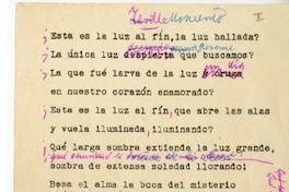 De momento  [manuscrito] Juan Guzmán Cruchaga.