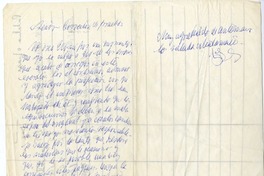 [Carta] [1957] Santiago, Chile [a un corrector de prueba de una editorial]  [manuscrito] Juan Guzmán Cruchaga.
