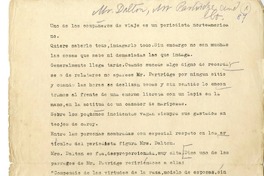 Mr. Dalton, Mr. Partridge and co.  [manuscrito] Juan Guzmán Cruchaga.
