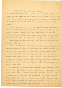 [Cartas] [entre 1914 y 1927], Santiago, Chile [a] Rafael Alberto Arrieta  [manuscrito] Pedro Prado.