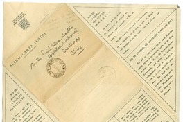 [Carta postal] 1934 agosto 27, Río de Janeiro, Brasil [a] Raúl Silva Castro  [manuscrito] Alfonso Reyes.