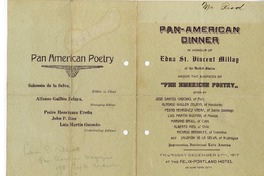 [Tarjeta] 1917 diciembre 27, New York [a] Edna St. Vincent Millay  [manuscrito] Alberto Ried Silva.