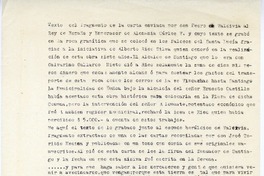 [Extracto del fragmento de la carta de Pedro de Valdivia a Carlos V]  [manuscrito]