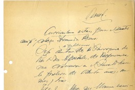 [Carta] 1953 junio 12, Santiago, Chile [a] Fidel Araneda Bravo  [manuscrito] Emilio Rodríguez Mendoza.