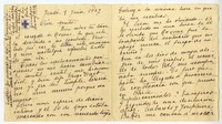 [Carta] 1927 junio 9, París, Francia [a una amiga "Monito"]  [manuscrito] Elvira Santa Cruz Ossa (Roxane).