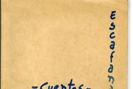Escafandras  [manuscrito] Carlos Santander.