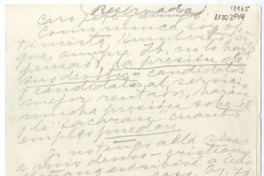 [Carta] [1953] [Italia] [a] Humberto Díaz Casanueva  [manuscrito] Gabriela Mistral.