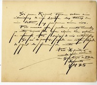 [Tarjeta] 1945 agosto, Santiago, Chile [a] Raquel Tapia Caballero  [manuscrito] Francisco Aguilar.