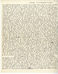 [Carta] 1953 septiembre 24, Santiago, Chile [a] Juan Guzmán Cruchaga  [manuscrito] Eduardo Blanco Amor.