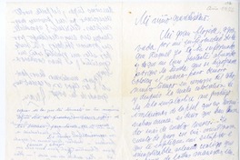 [Carta] [1976], Valparaíso, Chile [a] Fernando Guzmán  [manuscrito] Juan Guzmán Cruchaga.