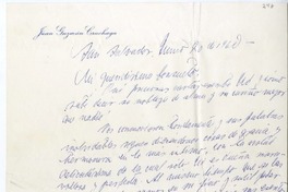 [Carta] 1960 junio 20, San Salvador [a] Consuelo  [manuscrito] Juan Guzmán Cruchaga.