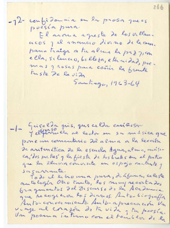 [Carta] 1963 diciembre 30, Santiago, Chile [a] Juan Guzmán Cruchaga  [manuscrito] Roberto Meza Fuentes.