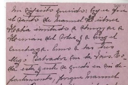 [Carta] [entre 1923 y 1928] junio 8, Santiago, Chile [a] Juan Guzmán Cruchaga  [manuscrito] Marta Brunet.