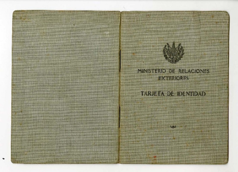 [Pase diplomático] 1938 septiembre 12, El Salvador [a] Juan Guzmán Cruchaga  [manuscrito] Ministerio de Relaciones Exteriores (El Salvador)