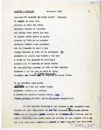 [Carta] 1991 junio 28, Santiago, Chile [a] Matilde Ladrón de Guevara  [manuscrito] Gabriel Egaña.