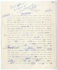 [Carta] 1991 enero 12, Santiago, Chile [a] Matilde Ladrón de Guevara  [manuscrito] Gabriel Egaña.