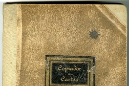 Copiador de cartas  [manuscrito] Matilde Ladrón de Guevara.