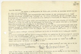 [Carta] [1953] [a] Querida Matilde  [manuscrito] Inés Subercaseaux.