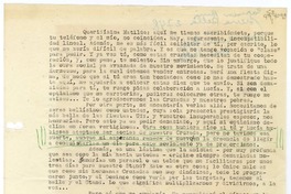 [Carta] 1952 octubre 30, Santiago, [Chile] [a la] Queridísima Matilde  [manuscrito] Gladys Thein.