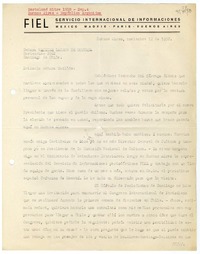 [Carta] 1952 noviembre 12, Buenos Aires, República Argentina [a la] Señora Matilde Ladrón de Guevara, Santiago de Chile  [manuscrito] Hellmuth von Engels.