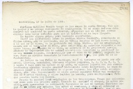 [Carta] 1955 julio 18, Montevideo [a] Carísima Matilde  [manuscrito] Carlos [Sabat].