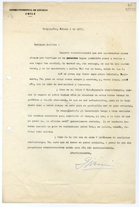 [Carta] 1957 febrero 4, Valparaíso [a] Estimada Matilde  [manuscrito] [Osvaldo] Gianini.