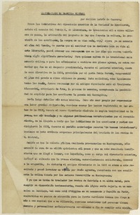 El traslado de Gabriela Mistral  [manuscrito] Matilde Ladrón de Guevara.
