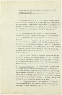 Labor cumplida por la Embajada de Chile en la URSS durante dos años  [manuscrito] Máximo Pacheco Gómez.