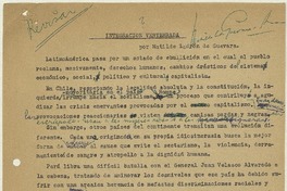 Integración vertebrada  [manuscrito] Matilde Ladrón de Guevara.