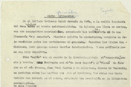 Cafés de escritores  [manuscrito] Matilde Ladrón de Guevara.