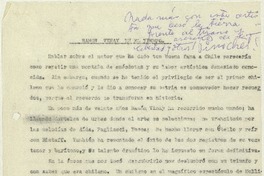 Ramón Vinay en el tiempo  [manuscrito] Matilde Ladrón de Guevara.
