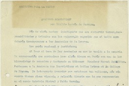 ¿Mujeres académicas?  [manuscrito] Matilde Ladrón de Guevara.