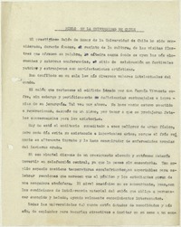Hielo en la Universidad de Chile  [manuscrito] Matilde Ladrón de Guevara.