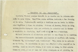 Motivos de San Francisco  [manuscrito] Matilde Ladrón de Guevara.