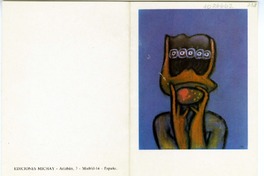 [Tarjeta] 1984, Madrid, España [a] Oreste Plath  [manuscrito] Araucaria de Chile.