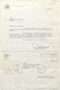 [Carta] 1993 noviembre 19, Santiago, Chile [a] Matilde Ladrón de Guevara  [manuscrito] Carlos Bascuñan.