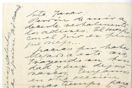 [Carta] 1943, Petrópolis, Brasil [a] [Señorita Yávar]  [manuscrito] Gabriela Mistral.