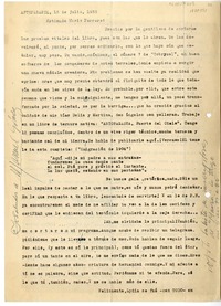 [Carta] 1953 julio 15, Antofagasta [a] Mario Ferrero  [manuscrito] Andrés Sabella.