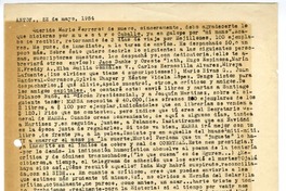 [Carta] 1954 mayo 22, Antofagasta [a] Mario Ferrero  [manuscrito] Andrés Sabella.