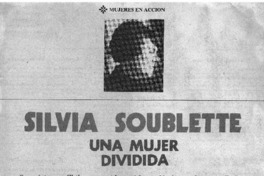 Silvia Soublette Una mujer dividida