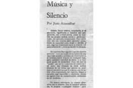 Música y Silencio