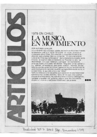 1979 en Chile: La Música en Movimiento