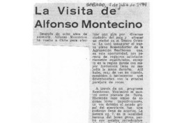 La visita de Alfonso Montecino