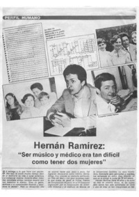 Perfil Humano Hernán Ramírez: "Ser músico y médico era tan difícil como tener dos mujeres"