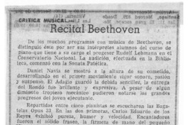 Recital Beethoven Crítica Musical