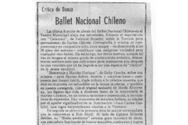 Ballet Nacional Chileno Crítica de Danza