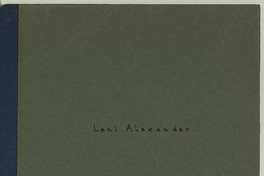 Par quoi? pour quoi? para mezzo-soprano y [conjunto instrumental] [música] : Leni Alexander.